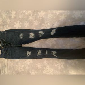 Hollister Distressed Blue Jeans